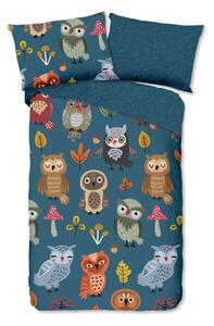 Owls gyerek pamut ágyneműhuzat, 140 x 200 cm - Good Morning