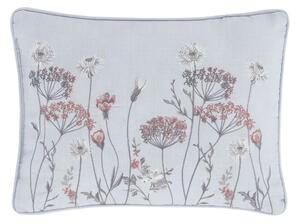 Meadowsweet Floral rózsaszín-szürke párna, 30 x 40 cm - Catherine Lansfield
