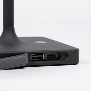 Szabályozható kültéri USB lámpa Aluney – Kave Home