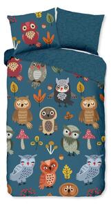 Owls gyerek pamut ágyneműhuzat, 140 x 220 cm - Good Morning