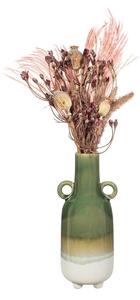 Bohemian Home Mojave zöld váza, magasság 23 cm - Sass & Belle