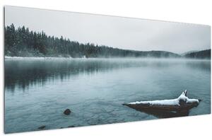 Kép - jeges északi tó (120x50 cm)