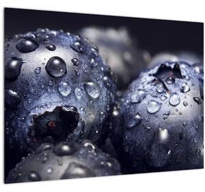 Vízcseppekkel ellátott gyümölcs képe (70x50 cm)