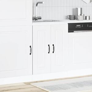 VidaXL Mosogató aljzat szekrény Kalmar fehér 60x46x81,5 cm műanyag fa