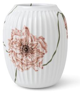 Poppy fehér porcelán váza, magasság 21 cm - Kähler Design