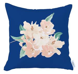 Honey Blossom kék-rózsaszín párnahuzat, 43 x 43 cm - Mike & Co. NEW YORK