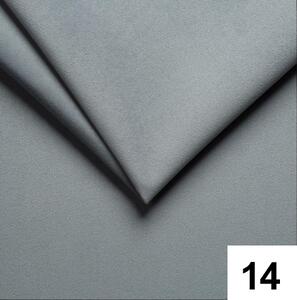 Kárpitozott boxspring ágy DIRELIS TRINITY 140x200 cm szürke Matrac: Bonell rugós matrac