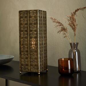 Markslöjd Agra asztali lámpa, antikolt, 1xE14 foglalattal