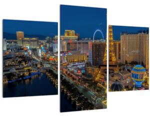 Éjszakai Las Vegas-i kép (90x60 cm)