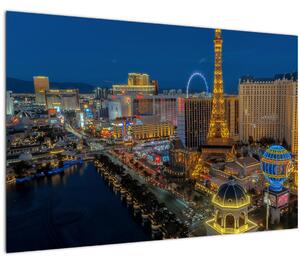 Éjszakai Las Vegas-i kép (90x60 cm)