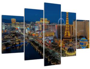 Éjszakai Las Vegas-i kép (150x105 cm)