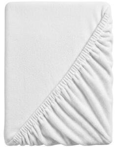 SOFT fehér mikroplüss lepedő 90x200 cm