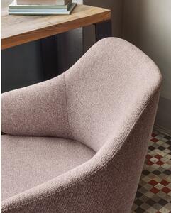 Einara világos rózsaszín irodai szék - Kave Home
