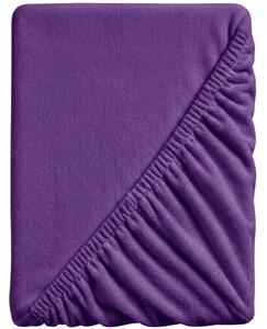 Mikroplüss lepedő SOFT 90x200 cm sötétlila