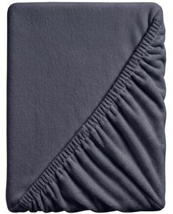 Mikroszálas lepedő SOFT BRONE 90x200 cm antracitszürke