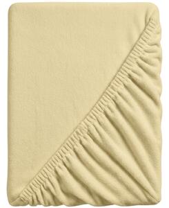 Mikroplüss lepedő SOFT 180x200 cm sárga