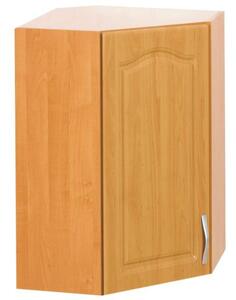 KONDELA Sarok konyhaszekrény, felső, éger, balos, LORA MDF NEW KLASIK W60/60