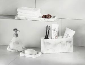Desio szürke-fehér fürdőszobai tálca - Wenko