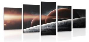 5 részes kép paléták planéták