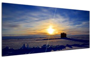Kép - sarkvidéki táj (120x50 cm)