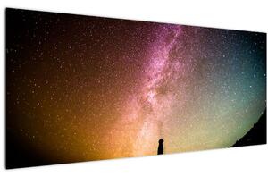 Kép - égbolt tele csillagokkal (120x50 cm)