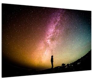 Kép - égbolt tele csillagokkal (90x60 cm)