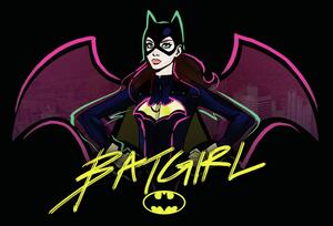 Művészi plakát Batgirl, (40 x 26.7 cm)