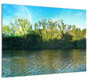 Kép - tó (70x50 cm)