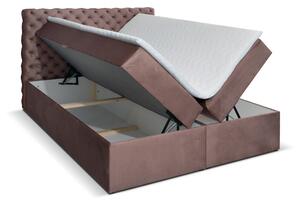 Egyszemélyes ágy Boxspring 120 cm Orimis (szürke). 1033233