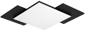 Eglo Tamuria mennyezeti LED lámpa 43,5x43,5 cm, fekete-fehér
