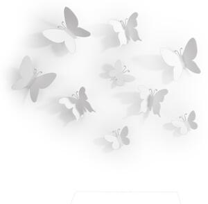 Mariposa fali dekoráció fehér