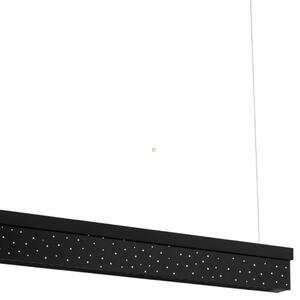 Eglo Aurotonello függesztett LED lámpa kristály dekorral, fekete