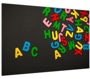 Kép - színes betűk (90x60 cm)