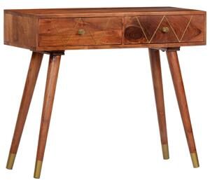 VidaXL tömör akácfa tálalóasztal 90 x 35 x 76 cm