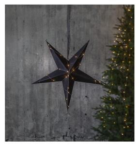 Velvet fekete karácsonyi világító dekoráció, ø 60 cm - Star Trading