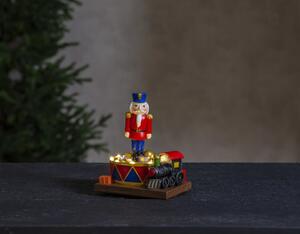 Nutcracker karácsonyi világító LED dekoráció, magasság 16 cm - Star Trading