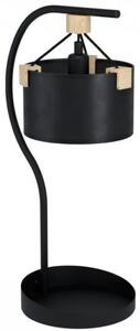 Eglo 39946 Potosi asztali lámpa, fekete, barna, 1xE27 foglalattal