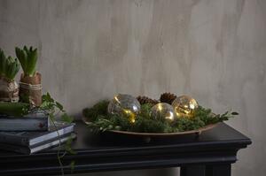 Triss szürke karácsonyi világító LED dekoráció, hosszúság 77 cm - Star Trading