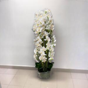 Mű orchidea, fehér - 130 cm