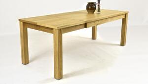 Bővíthető tölgyfa asztal 120-180 x 90