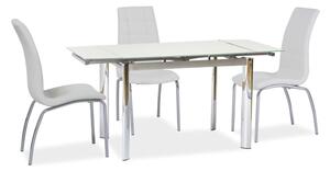 Étkezőasztal Avior (fehér) (4 és 6 fő részére). 761313