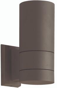 Viokef Sotris kültéri fali lámpa, 6,5x17 cm, barna, 1xGU10 foglalattal