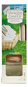 Clean Cotton, Yankee Candle diffúzor (pamut, zöld levelek)