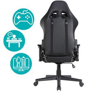 Gamer szék több színben - pro-fekete-szürke