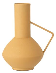 Irine sárga fém váza, magasság 21 cm - Bloomingville