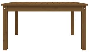 VidaXL mézbarna tömör fenyőfa kerti asztal 82,5x50,5x45 cm