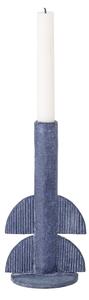 Bess kék gyertyatartó, magasság 22 cm - Bloomingville