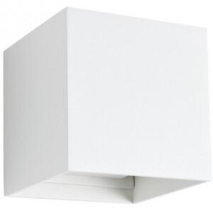 Kültéri fali LED lámpa, le és fel világító, 2x6 W, melegfehér, fehér színű (Vary)