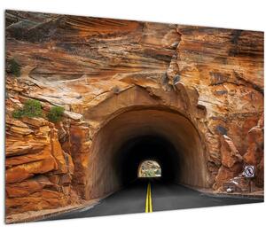 Kép - alagút a sziklaban (90x60 cm)