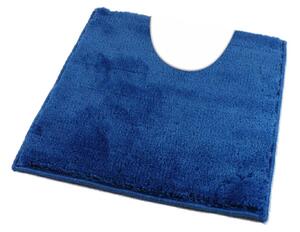 Fürdőszoba-szőnyeg UNI COLOR Kék - Kék / 50 x 50 cm WC kagyló elé, kivágással